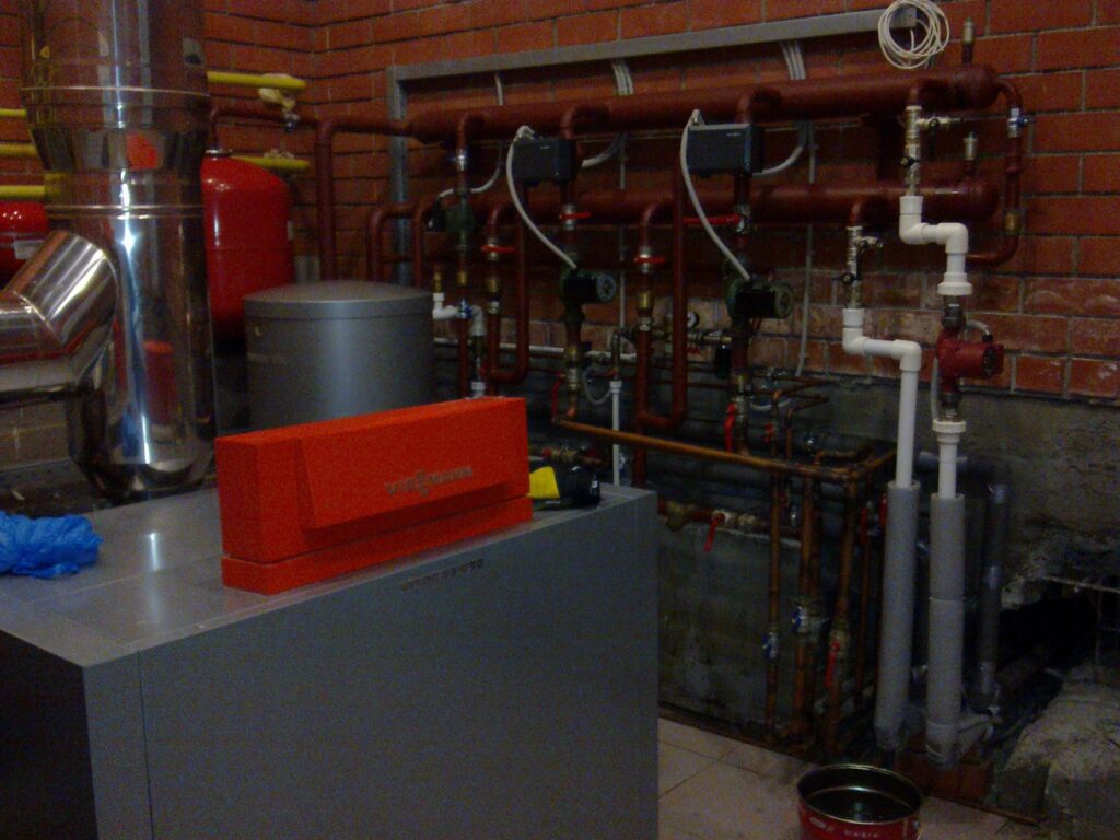 Котельная с Viessmann Vitogas 100 в Ошкуково