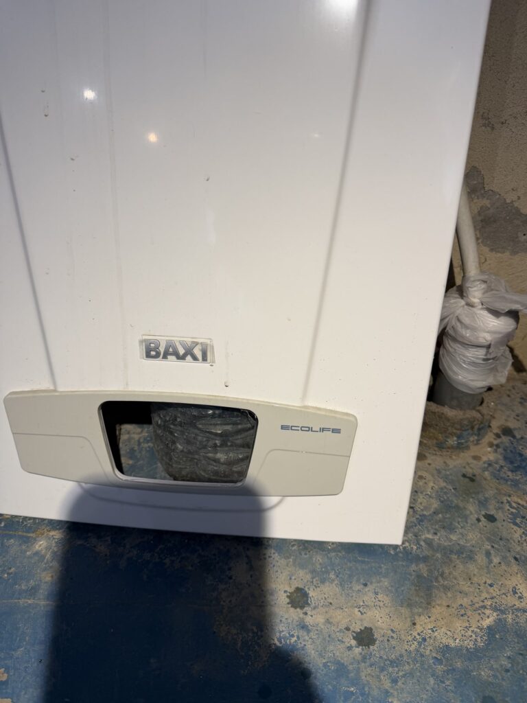 Лицевая панель газового котла Baxi Ecolife